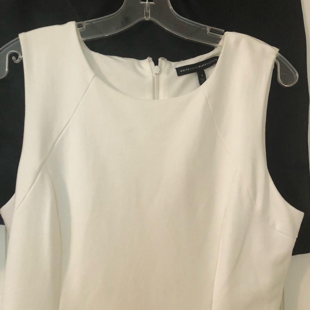 White House Black Market ivory dress